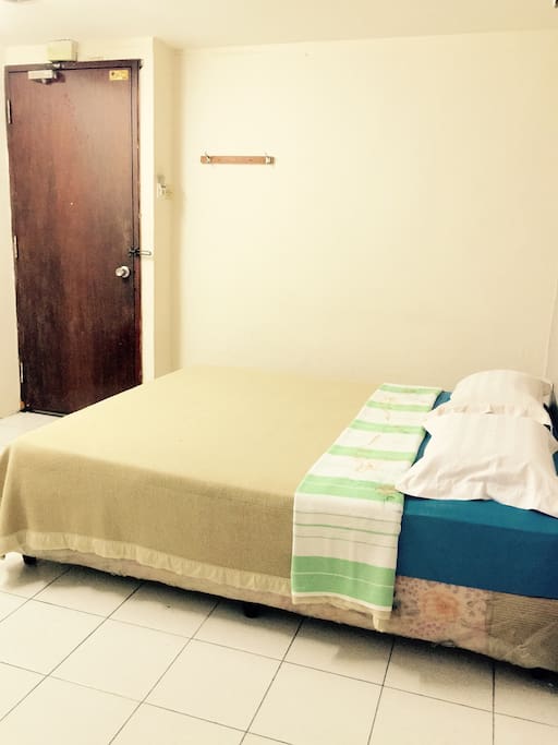 Standard room for 2 pax - 1 queen size bed, private bathroom with water heater, air conditioner.