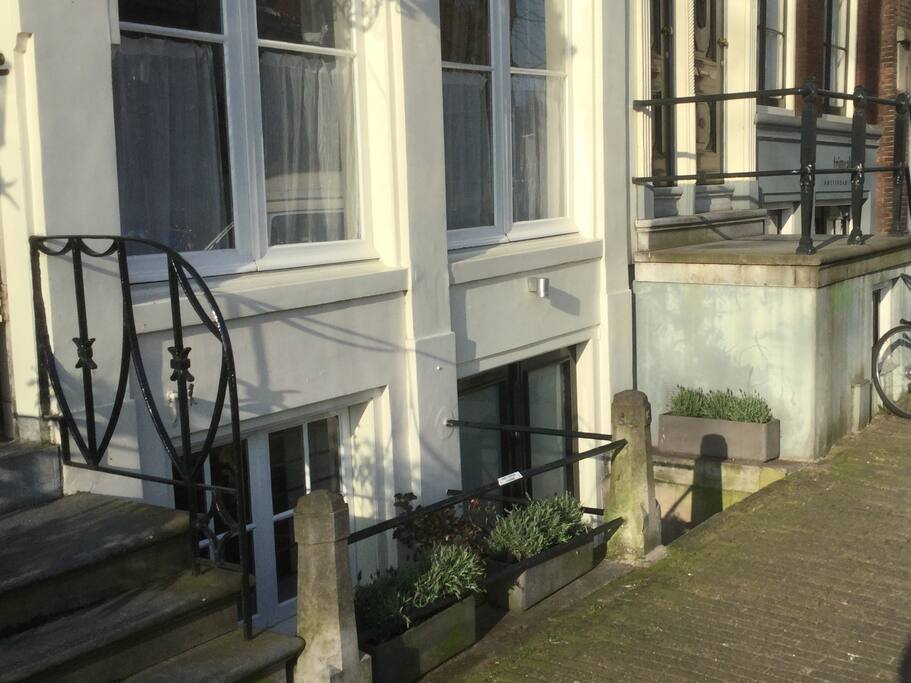 Entrance in the morning sun