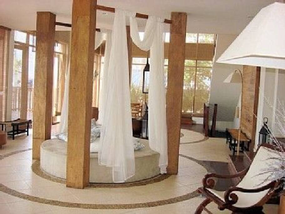 Sala de recepção do condomínio