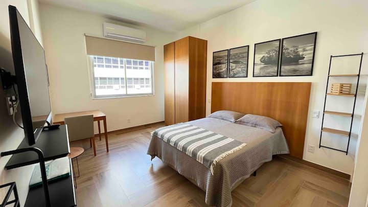 Novo E Lindo  Loft  No Coração De Copa  Posto 4/5 - リオデジャネイロ