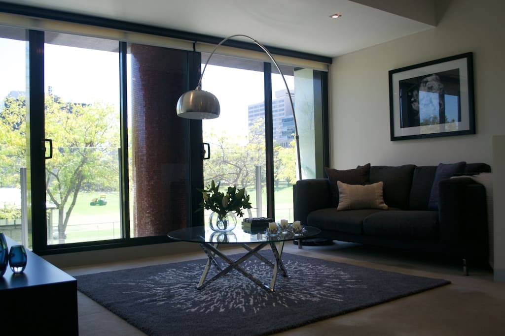 Beautiful views from our upstairs relaxing living room.