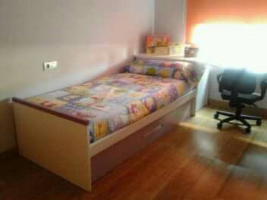 La habitación individual con posibilidad de cama doble