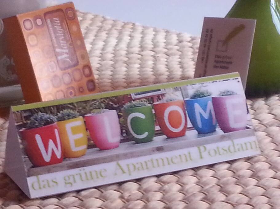 Herzlich willkommen im grünen Apartment Potsdam