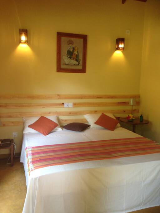 Chambre climatisée 1 lit double ou 2 simples