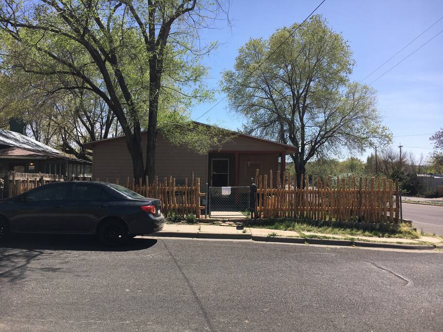 Front parking/ Front entrance.