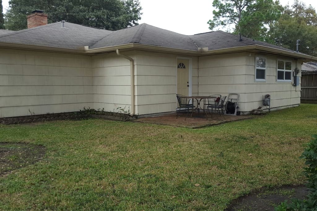 Fenced Back yard