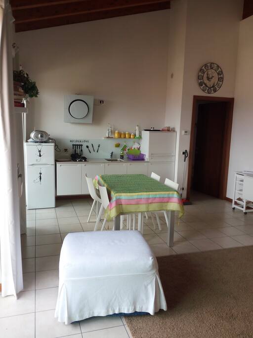 Open space, pouff letto