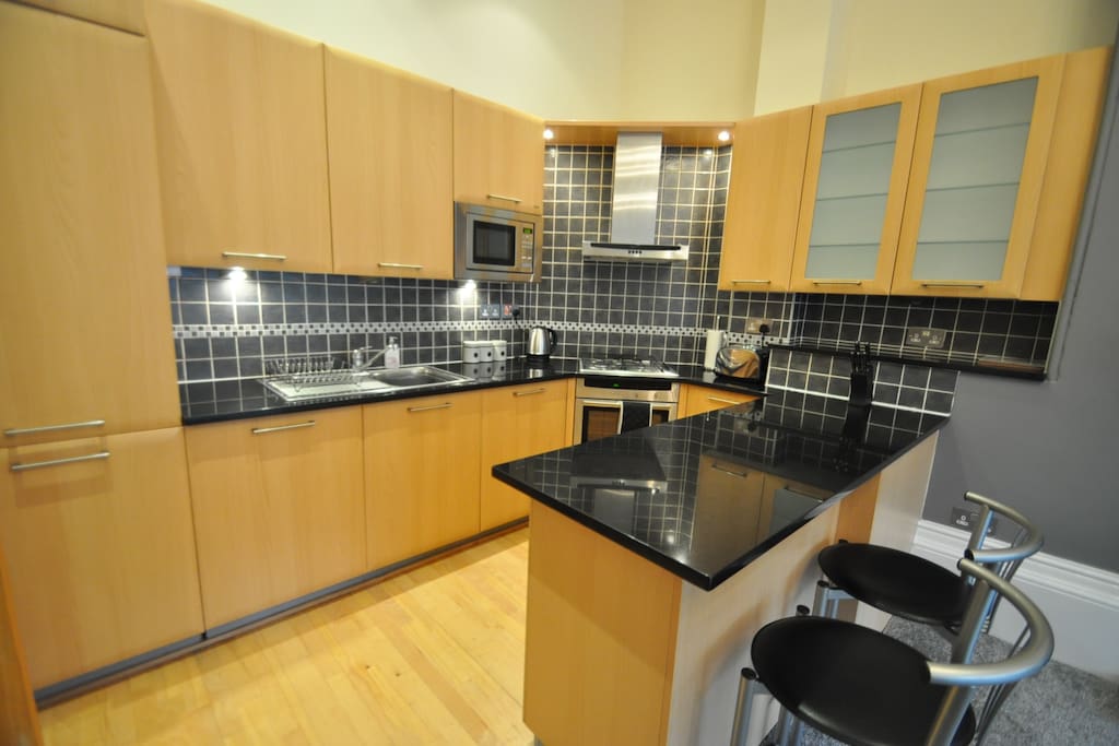 Fully equipped kitchen