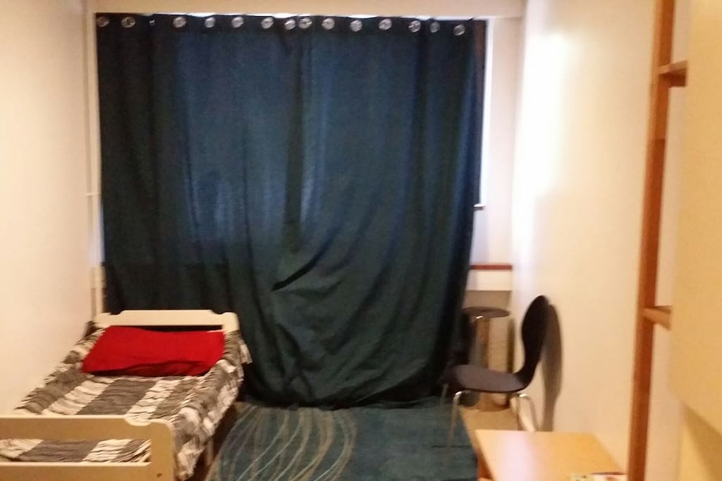 Single comfortable bed