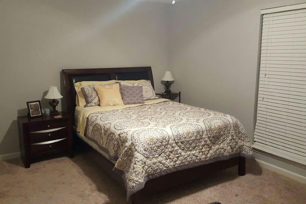bedroom 1 with queen