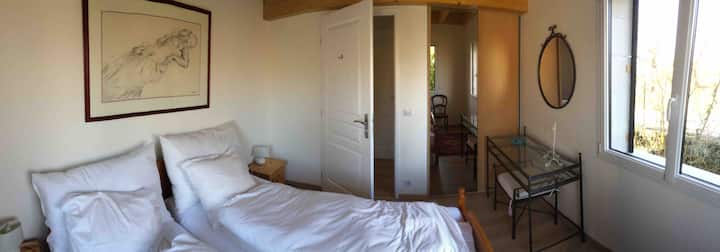 Chambre double (lit de 160 cm avec 2 matelas)