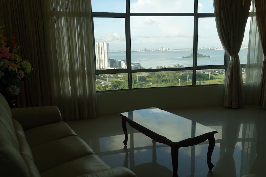 Living room with a view
