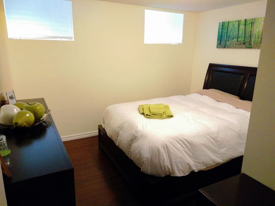 Basement bedroom from other perspective
