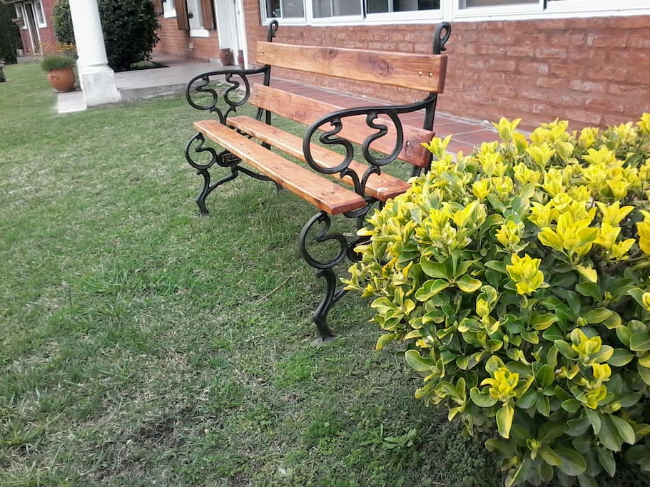 sillón del parque