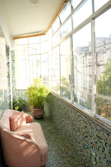 Sunrise at the balcony