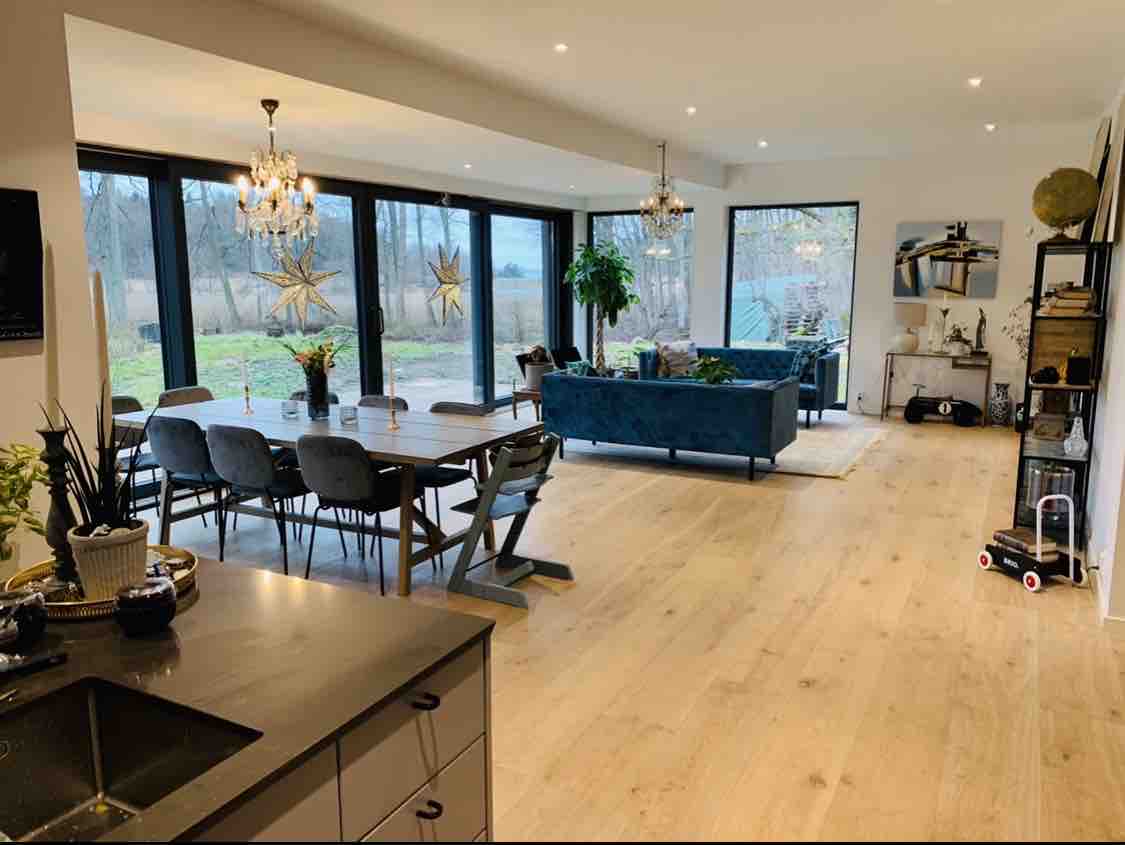 Cocina abierta/ espacio habitable