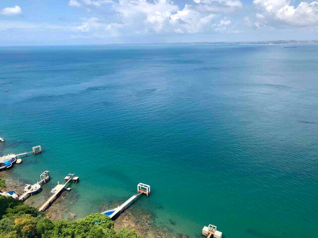 Apartamento Flat Vista Mar no Corredor da Vitoria