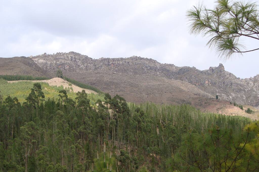 mountain all around