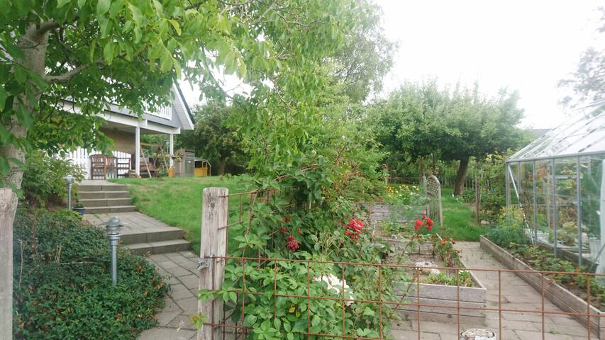 Hyggelige værelser med adgang til have (VÆRELSE 2)