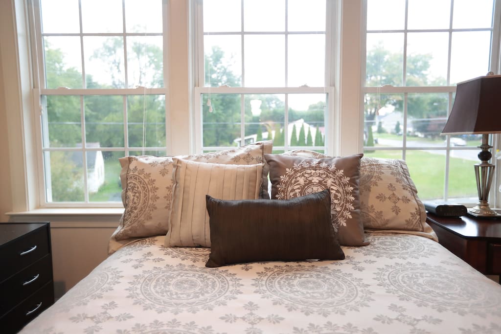Natural light fills the room