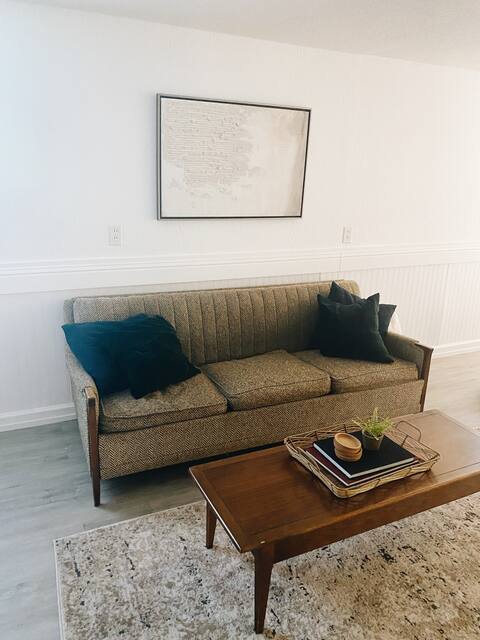 Clean & Modern Studio w/ King Bed & Pull-Out Couch