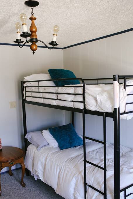 The bottom bunk is yours.