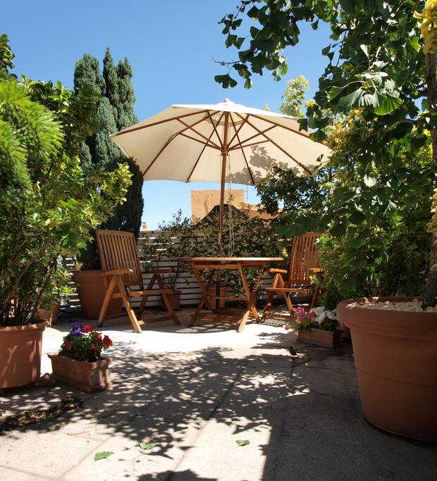 Privat roof terrace