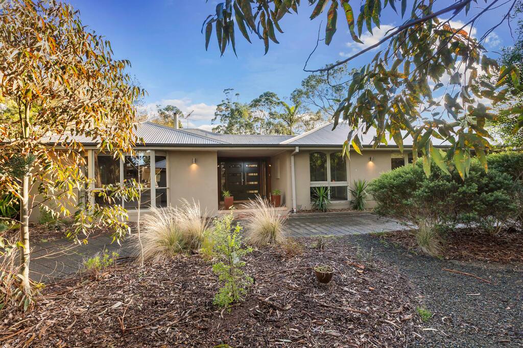 Front Entrance with a lovely native front garden,