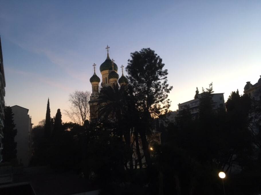 Vue du séjour Église russe