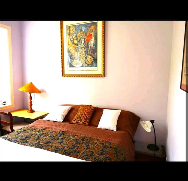 The bedroom here is your suite 