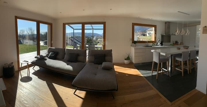 Belle Maison Contemporaine Avec Jardin Terrasse - Epagny
