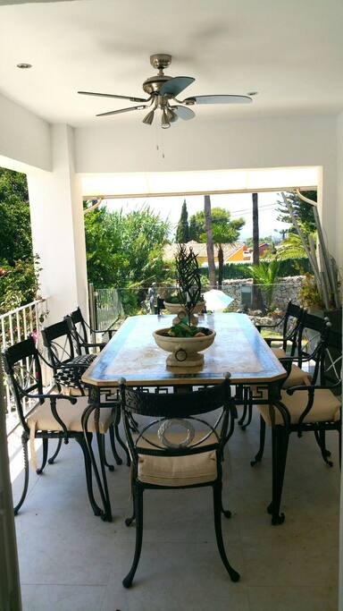 Terrace sitting area