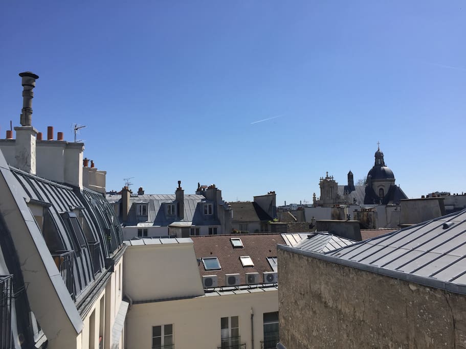 view from the balcony