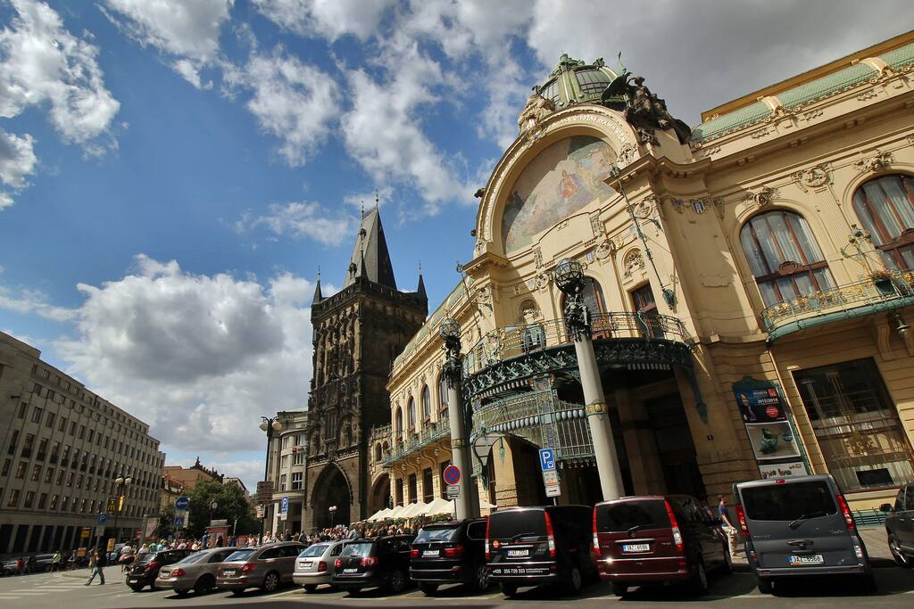 The Powder Tower in the Hybernska street. 1BDR IN THE CITY CENTER, BY OLD TOWN SQUARE