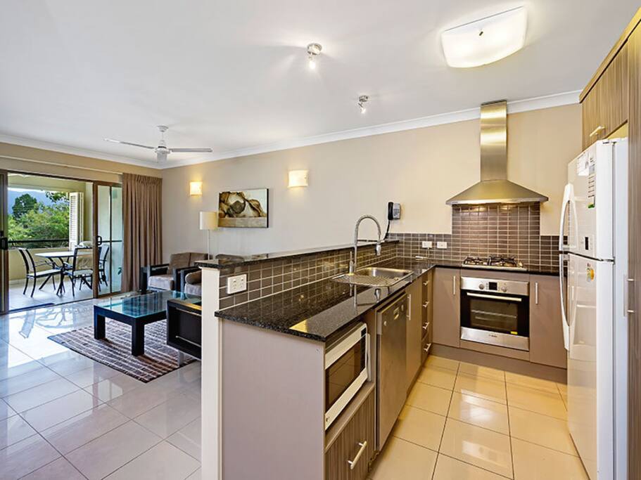 Fully equipped kitchen...