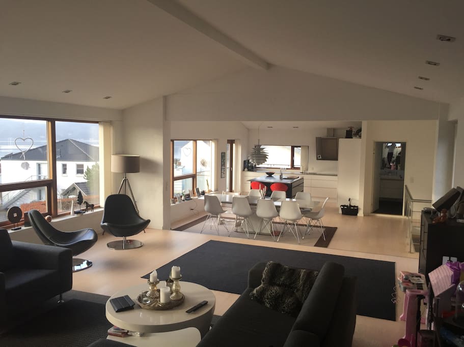 Living room + kitchen