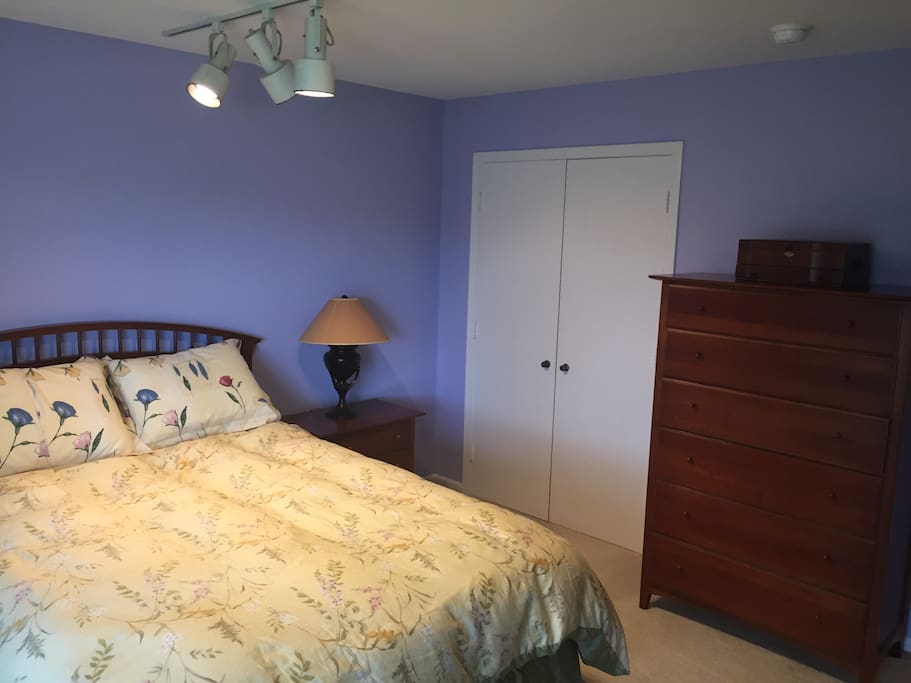 Plenty a drawer and closet space for longer stays