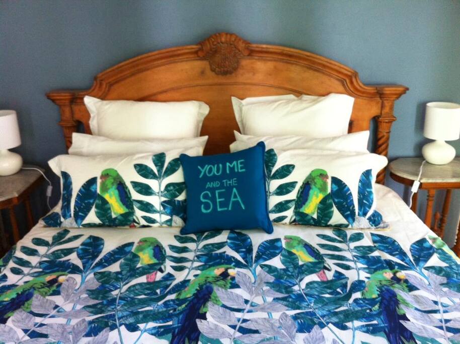 relax in the comfort of the King size bed