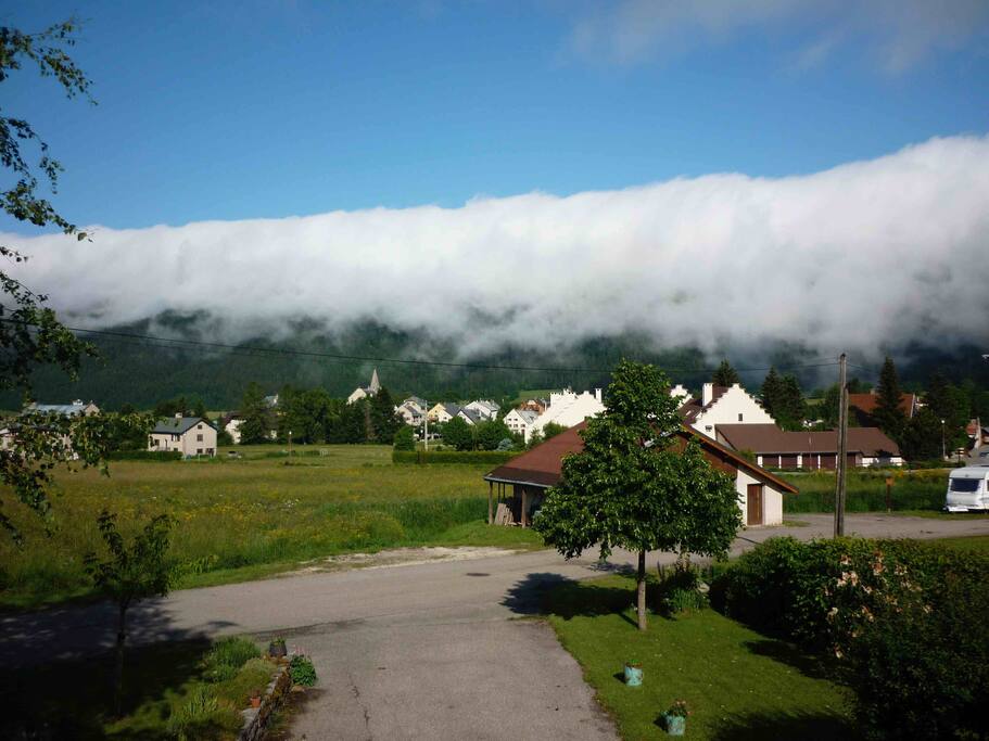 Nuages côté ouest