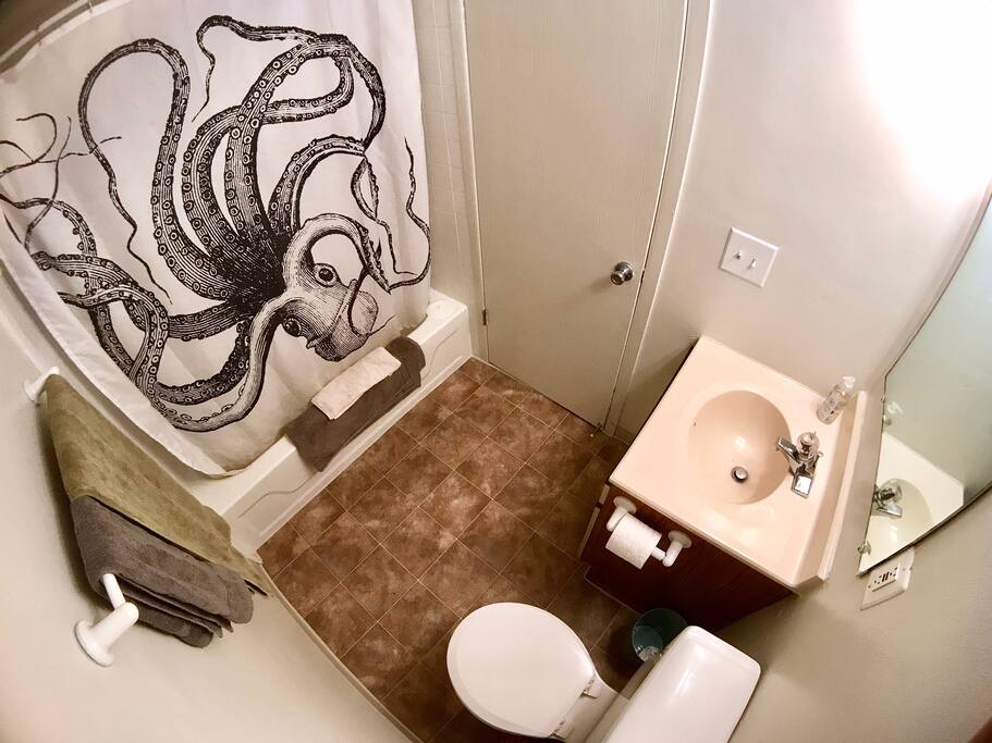 Shower and bath for your private use