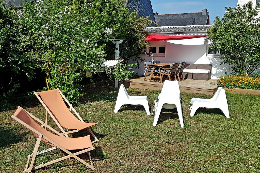 Jardin, terrasse et Hamac