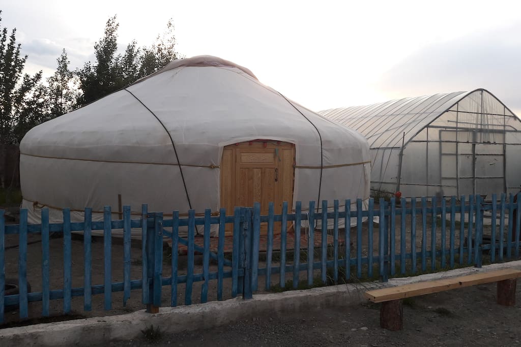This is a large Kazakh style Ger (yurt)