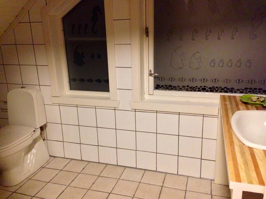 Bad på hytta