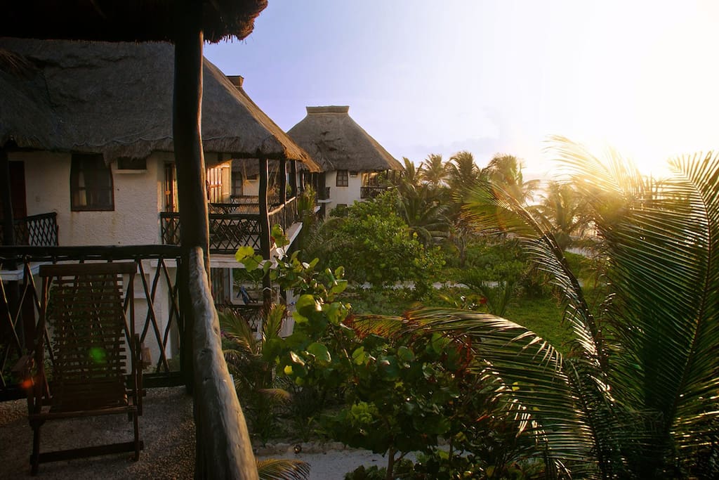 72 rooms in 14 Tulum Beachfront Luxuriuos Bungalows.