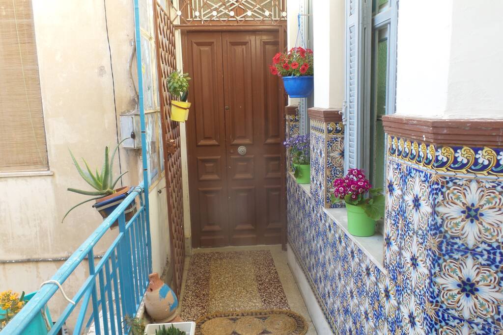 l’entrée de l'appartement