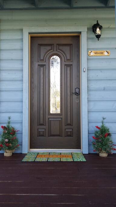 We have a secure keyless entry system.