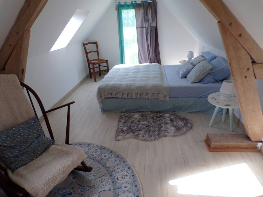 La chambre et son coin lecture