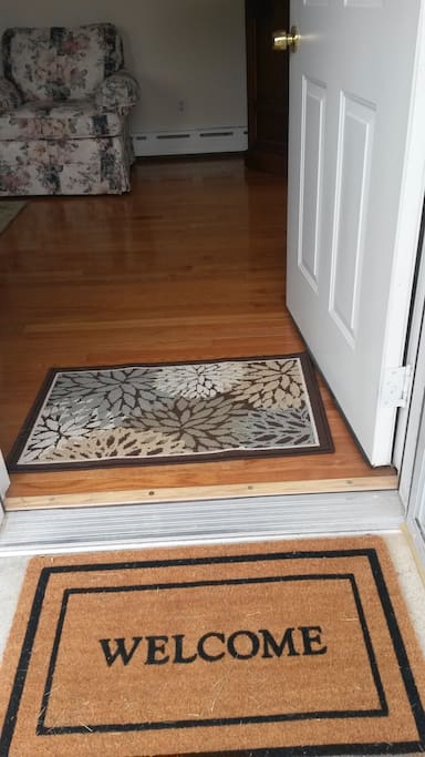 Entrance to the house