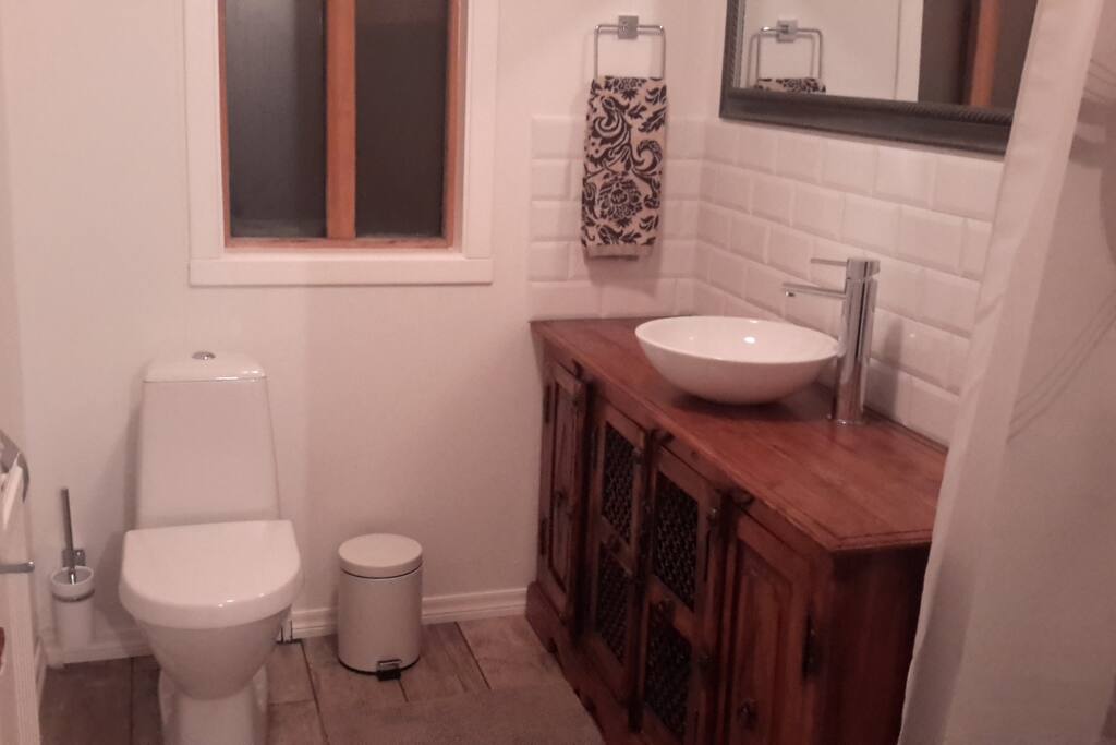 The bathroom