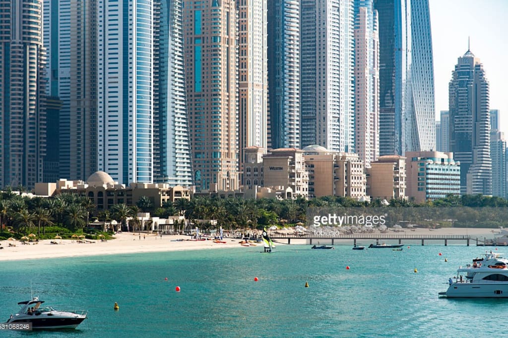 Jbr beach shoreline